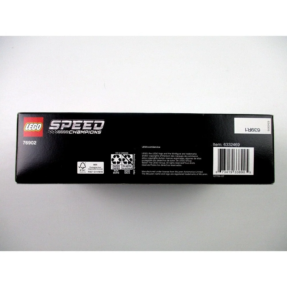 LEGO Speed Champions McLaren Elva 76902 Building Kit 263‎ pcs NEW Sealed